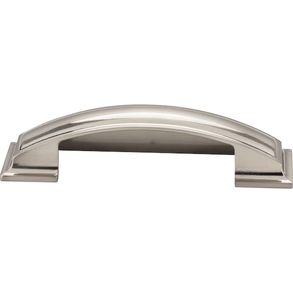 96 Mm Center-to-Center Satin Nickel Square Annadale Cabinet Cup Pull